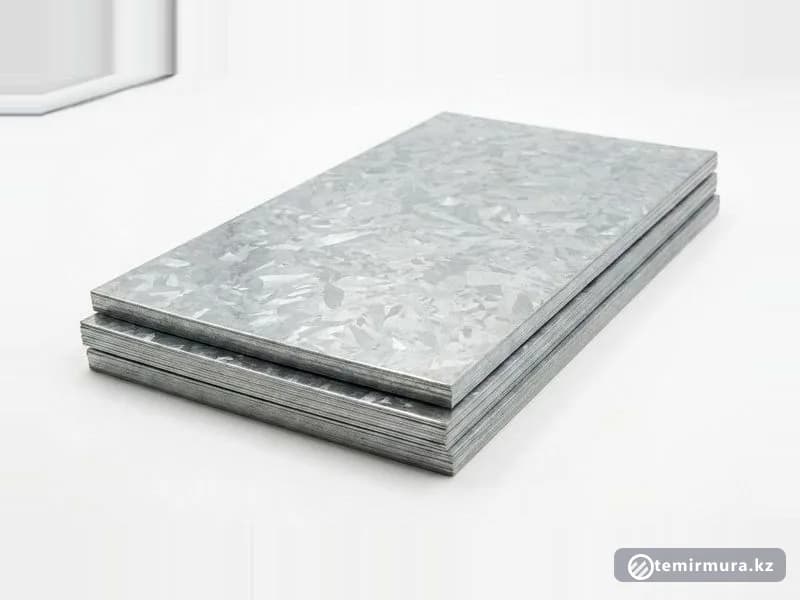 Лист оцинкованный Ст3сп5 2,5х500х3000 мм — 2,5×500×3000 мм, склад TEMIR MURA