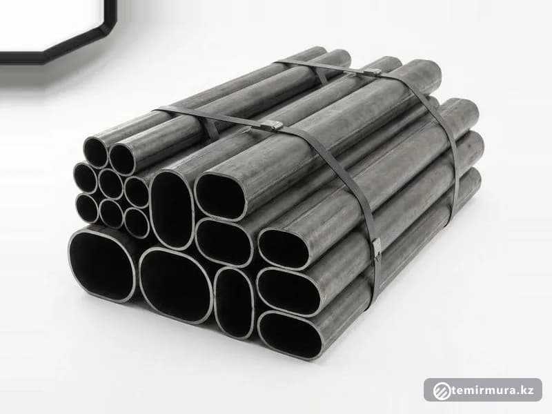 Овальная труба 09Г2СА 60х45х1 мм — ⌀60×45 мм, склад TEMIR MURA