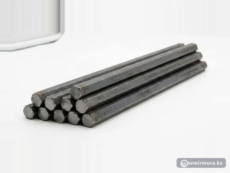 Шестигранник стальной сталь10 57 мм — 57×57 мм, склад TEMIR MURA