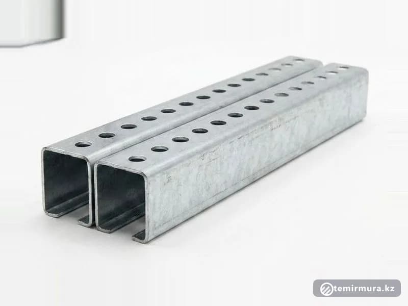 Швеллер перфорированный Ст3сп5 180х80х4 мм, склад TEMIR MURA