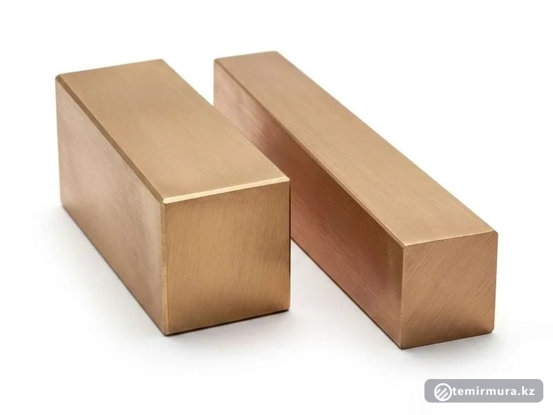 Бронзовый квадрат БрАЖМц10-3-1.5 10х10 мм — 10×10 мм, склад TEMIR MURA