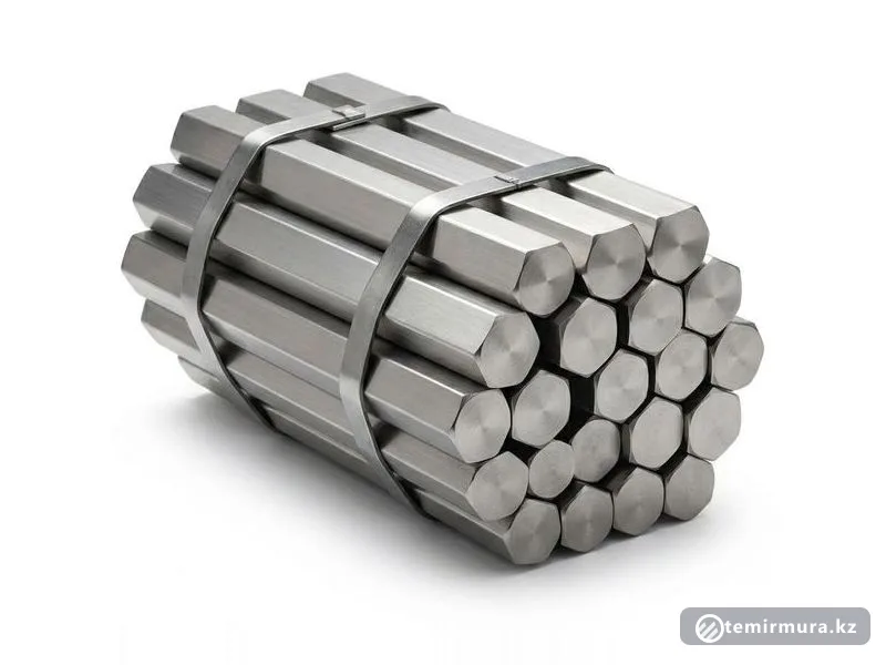 Шестигранник нержавеющий AISI 316L 2 мм — 2×2 мм, склад TEMIR MURA